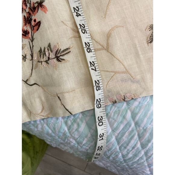 Rebecca Taylor off the shoulder Linen embroidered dress Size 4 NWT - Picture 13 of 13